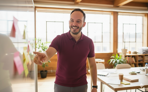 Arno Schimmelpfennig im Workshop